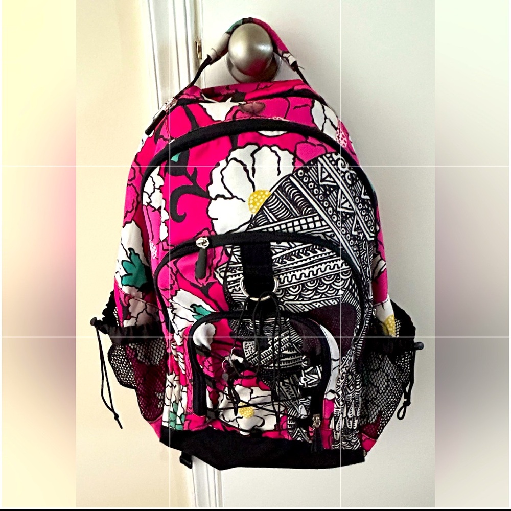 FLORAL BACKPACK EUC, $25